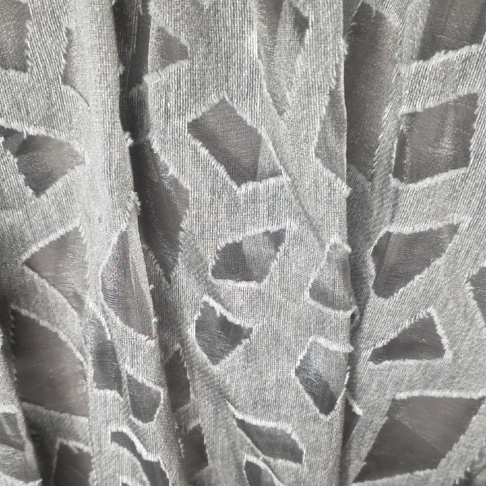 Alice + Olivia Strapless Gray Textured A-Line Dress - Picture 2 of 8